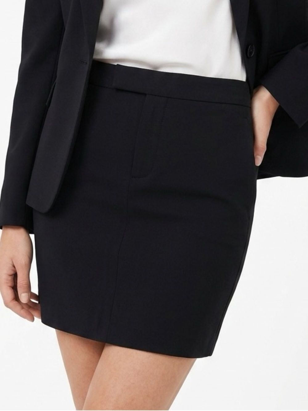 ZARA WOMAN | Black Basic Stretchy Mini Skirt Women’s Size Small